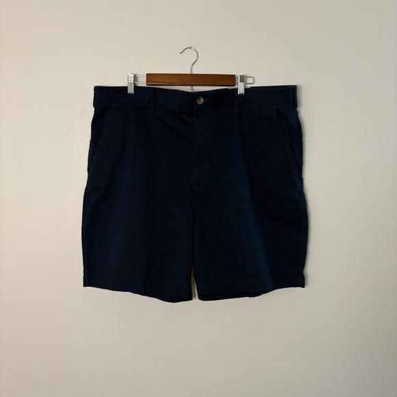 NWT Croft & Barrow Dark Blue Flat Front Dress Work Casual Shorts 44 - Picture 1 of 10